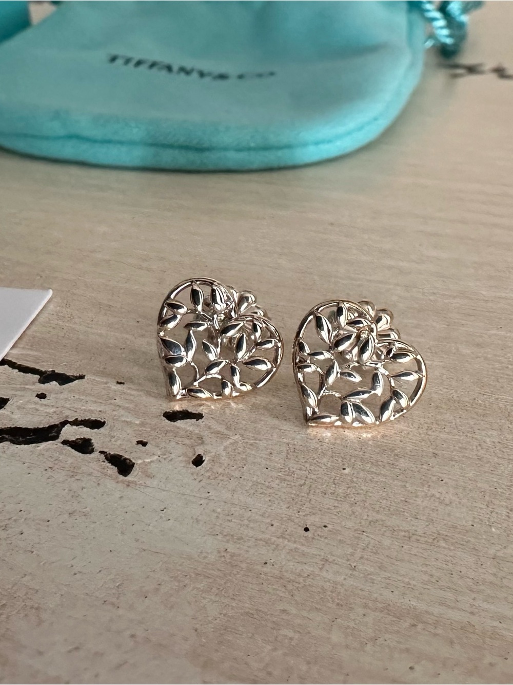 Tiffany heart earrings - Picture 4 of 5